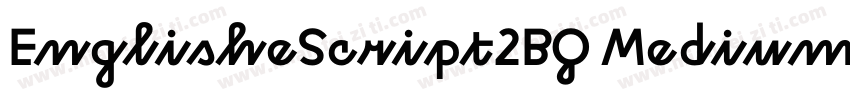 EnglisheScript2BQ Medium字体转换